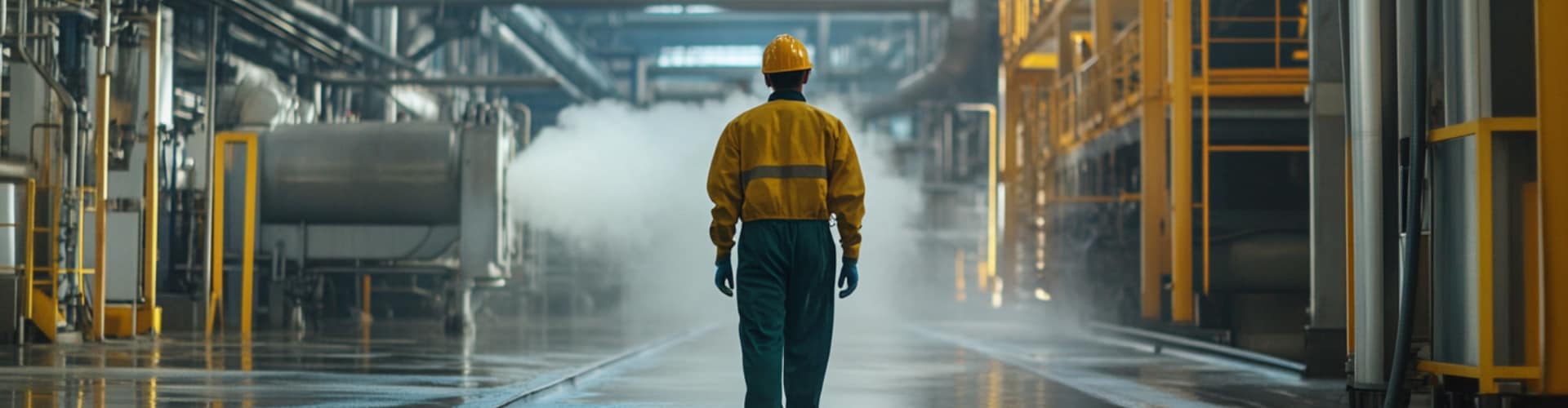 worker walking in building site, concept of Industrial Hygiene 101: The Silent Shield Protecting Worker Health & Safety