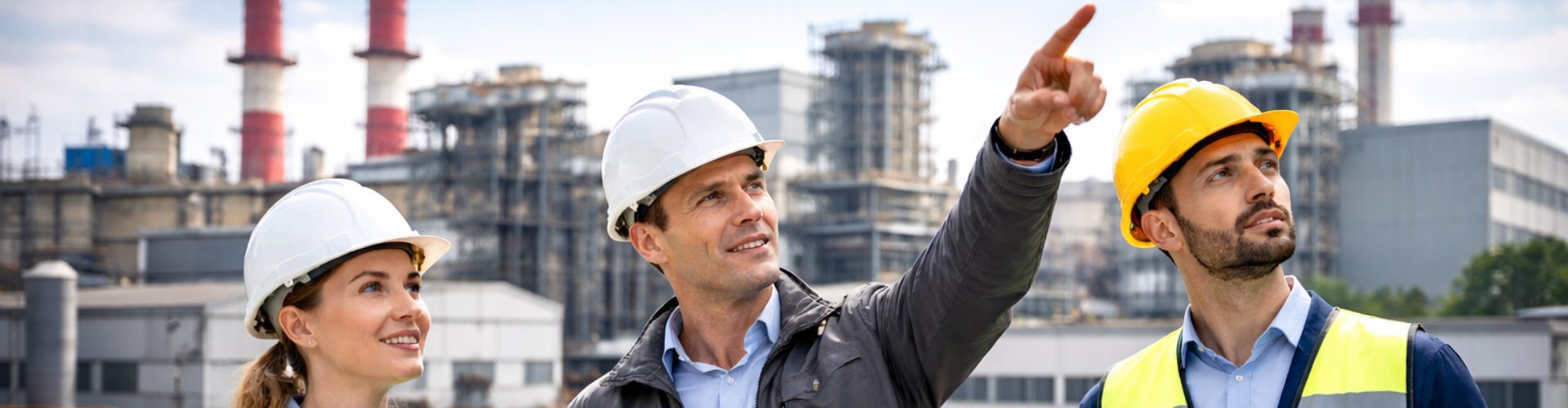 construction workers, concept of EHS compliance for multi-site companies